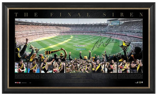 Dustin Martin Signed Panoramic Frame 