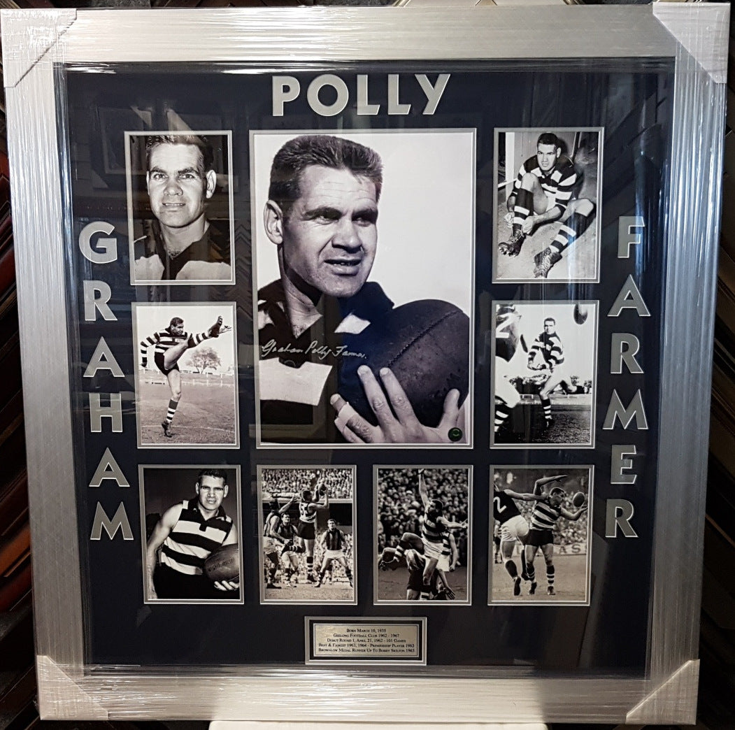 GRAHAM POLLY FARMER SIGNED PHOTO COLLAGE - Heroes Framing & Memorabilia