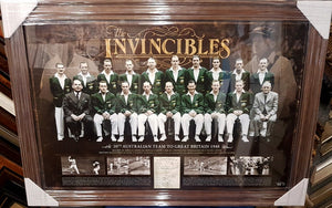 THE INVINCIBLES 1948 TOURING TEAM LTD ED - Heroes Framing & Memorabilia