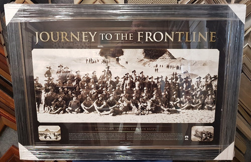 JOURNEY TO THE FRONT LINE WWI - Heroes Framing & Memorabilia