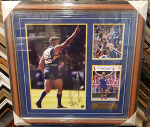 QUINTEN LYNCH 2006 GRAND FINAL SIGNED COLLAGE - Heroes Framing & Memorabilia