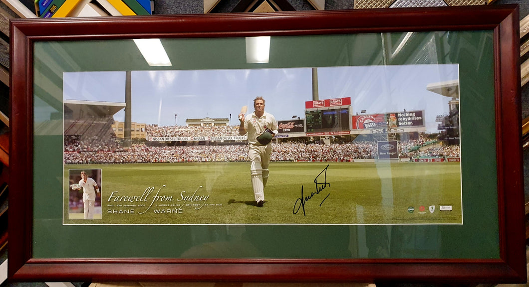 Shane Warne Signed 