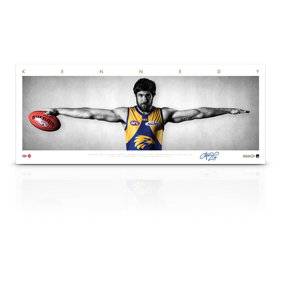 Josh Kennedy Mini Wings Facsimile Autograph - Heroes Framing & Memorabilia