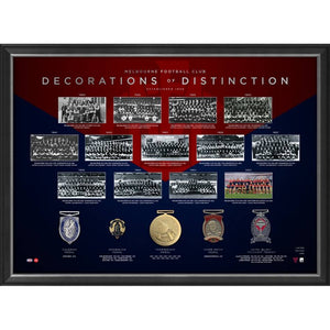 Melbourne Football Club Decorations of Distinction - Heroes Framing & Memorabilia