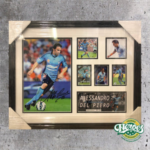 Alessandro Del Piero Soccer Photo Montage - Heroes Framing & Memorabilia
