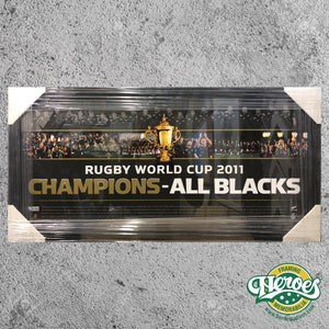All Blacks - Rugby Union - World Cup 2011 Print - Heroes Framing & Memorabilia