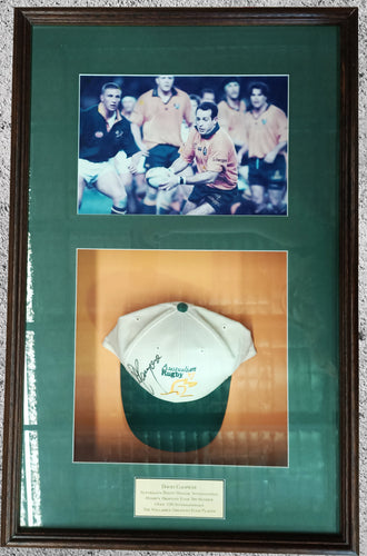 David Campese signed hat - Heroes Framing & Memorabilia