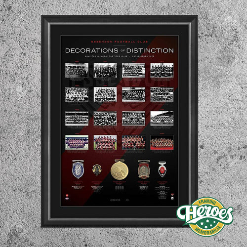 ESSENDON FOOTBALL CLUB - THE HONOUR ROLL - Heroes Framing & Memorabilia