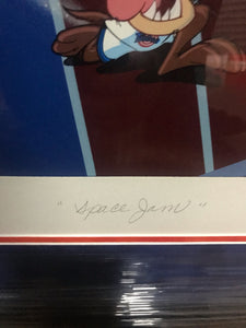 MICHAEL JORDAN SPACE JAM LTD ED PRINT - Heroes Framing & Memorabilia