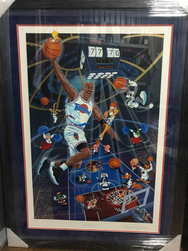 MICHAEL JORDAN SPACE JAM LTD ED PRINT - Heroes Framing & Memorabilia