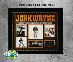 John Wayne signed photograph framed - Heroes Framing & Memorabilia