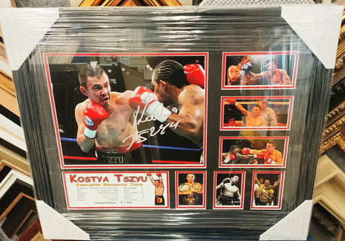 Kostya Tszyu montage frame - Heroes Framing & Memorabilia