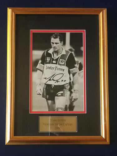 Mark Geyer signed 1996 - Heroes Framing & Memorabilia