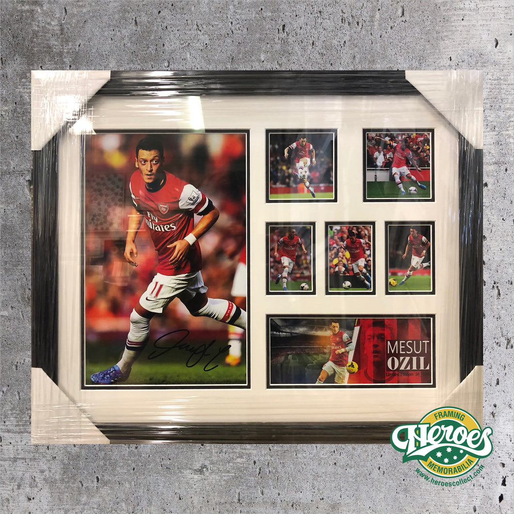 Mesut Ozil Soccer Photo Montage - Heroes Framing & Memorabilia
