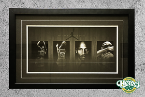 Michael Jordan framed poster print - Heroes Framing & Memorabilia