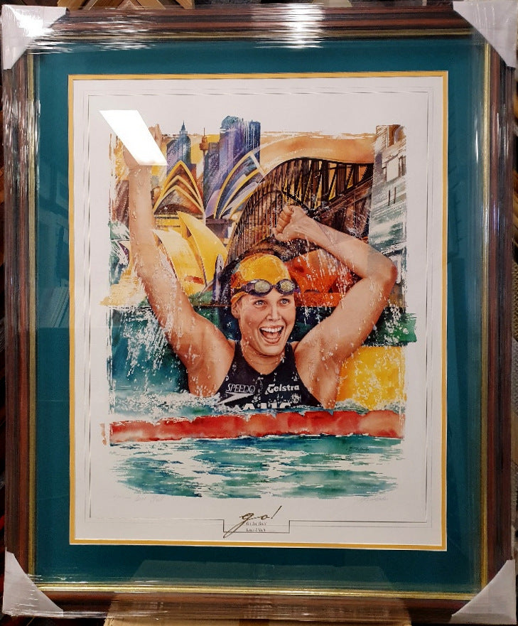 Susie O'Niell Signed Sydney 2000 Ltd Ed Art Print - Heroes Framing & Memorabilia