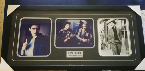 Tom Cruise 'The Colour of Money' signed montage framed - Heroes Framing & Memorabilia