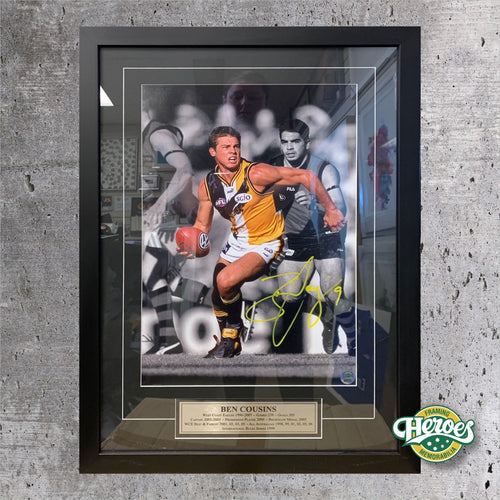 Ben Cousins Signed Action Photo - Heroes Framing & Memorabilia