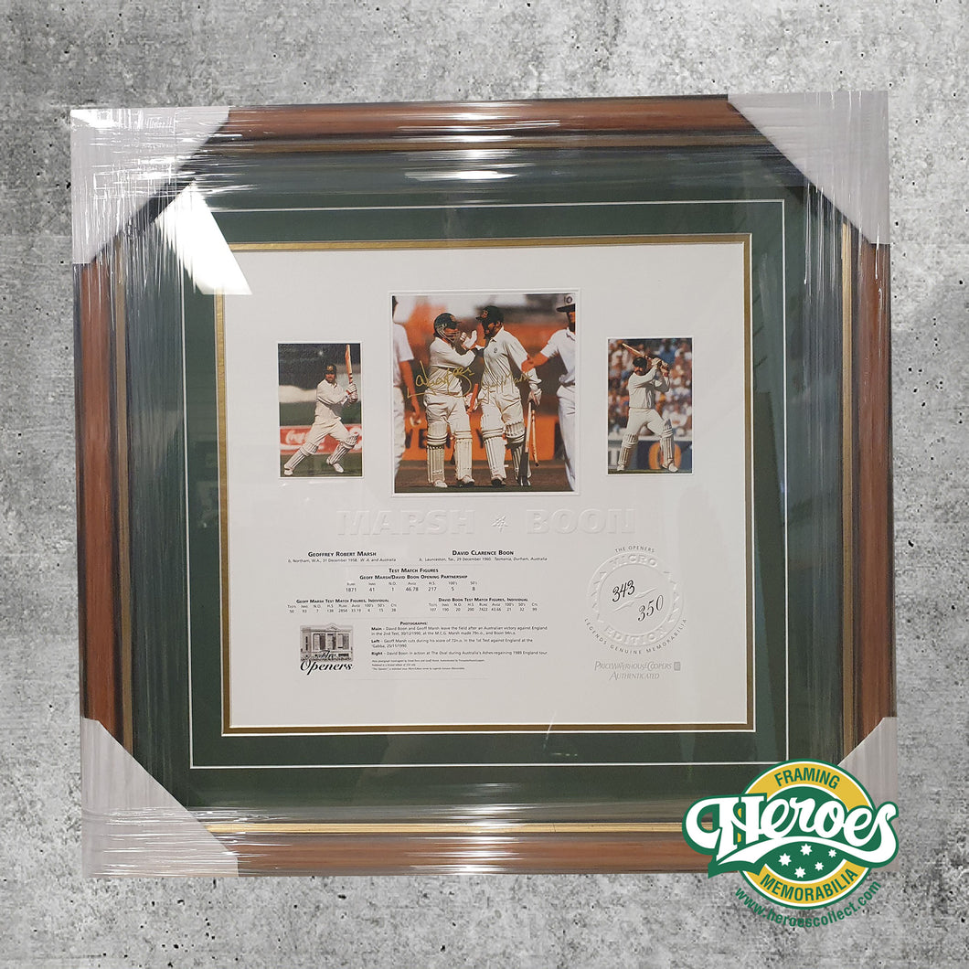 The Openers - Heroes Framing & Memorabilia