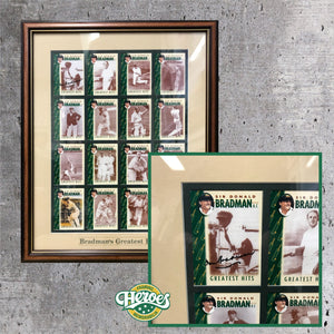 Don Bradman Signed Collector Cards - Heroes Framing & Memorabilia