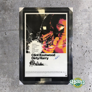 Dirty Harry Poster - signed by Clint Eastwood - Heroes Framing & Memorabilia