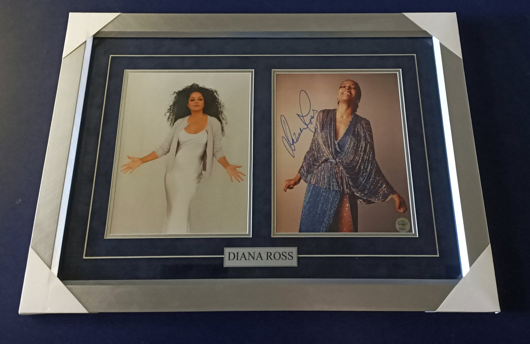 Diana Ross signed photo - Heroes Framing & Memorabilia