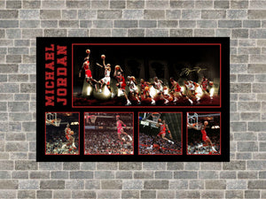 Michael Jordan printed canvas - Heroes Framing & Memorabilia