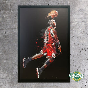 Art Series - Michael Jordan Print - Heroes Framing & Memorabilia