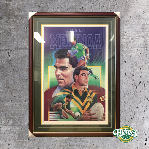 Mal Meninga Signed Lithograph - Heroes Framing & Memorabilia