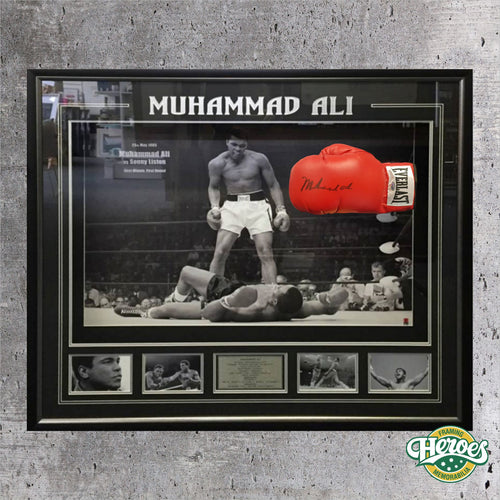 Muhammad Ali Signed Framed Glove - Heroes Framing & Memorabilia