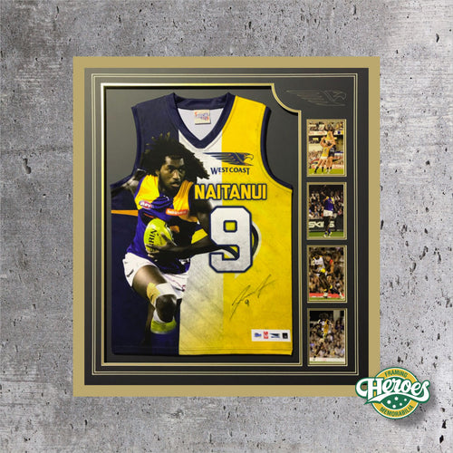 Nic Naitanui Signed & Framed Guernsey - Heroes Framing & Memorabilia