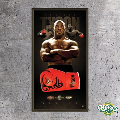 Mike Tyson – Signed and Framed Boxing Glove - Heroes Framing & Memorabilia